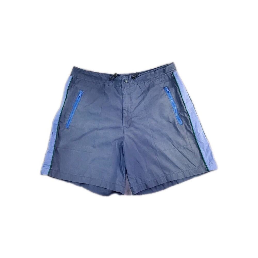 Timberland Shorts Mens Sz XL Blue Pull On Drawstring Waist 4 Pockets C2-210